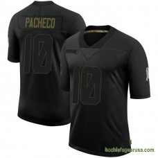 Mens Kansas City Chiefs Isiah Pacheco Black Limited 2020 Salute To Service Kcc216 Jersey C740